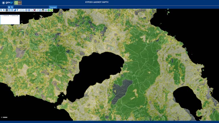 κύρωση του δασικού χάρτη λέσβου